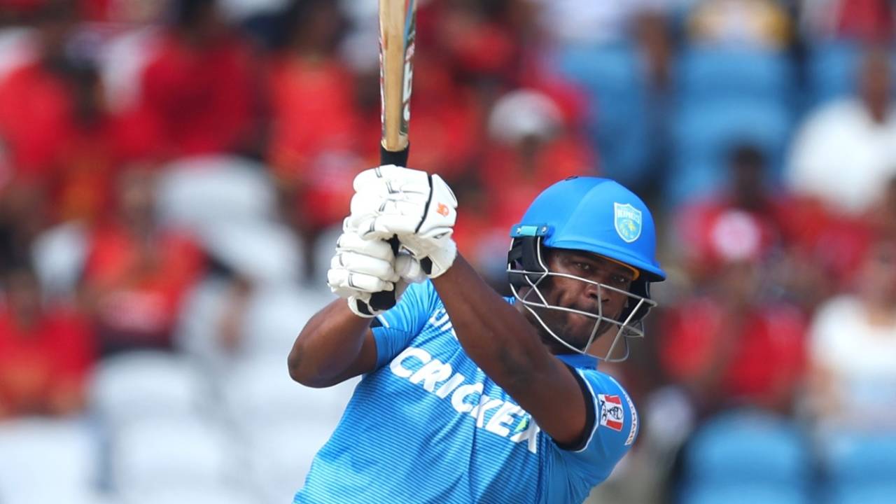 Johnson Charles brings out an innovative stroke, Trinbago Knight Riders vs St Lucia Kings, CPL 2024, Tarouba, September 24, 2024
