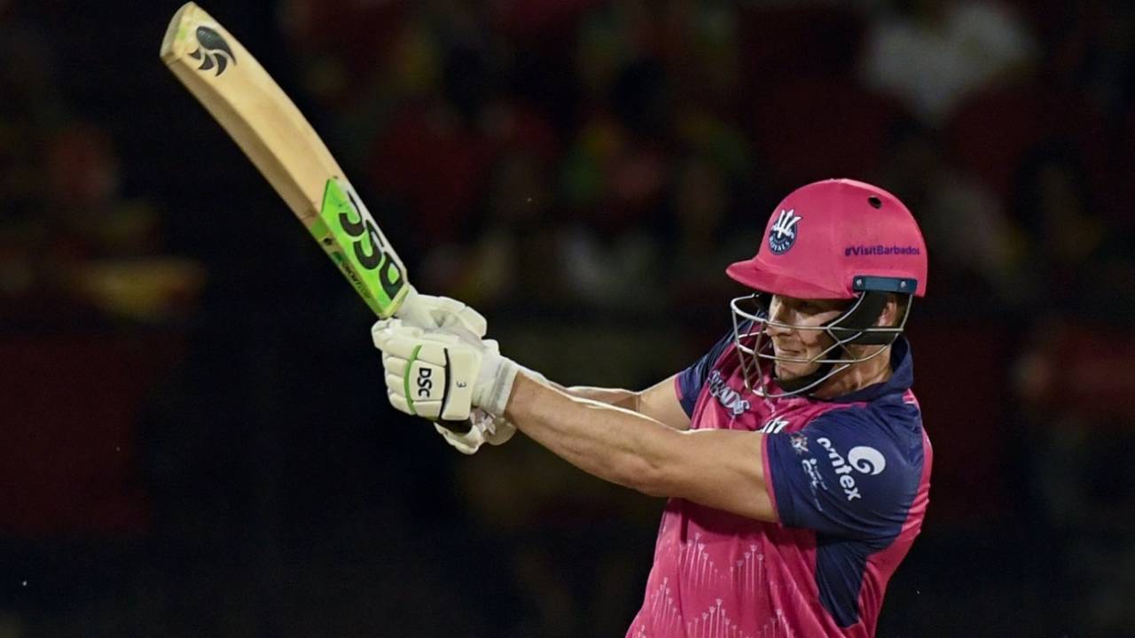 David Miller scored 71 not out off 34 balls in his 500th T20, Guyana Amazon Warriors vs Barbados Royals, Providence, Caribbean Premier League, September 25, 2024