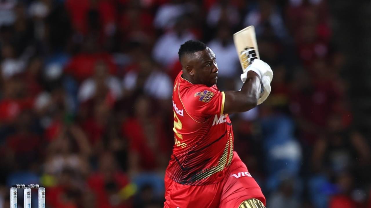 Andre Russell whacked a few out of the park, Trinbago Knight Riders vs Barbados Royals, CPL 2024, Tarouba, September 27, 2024