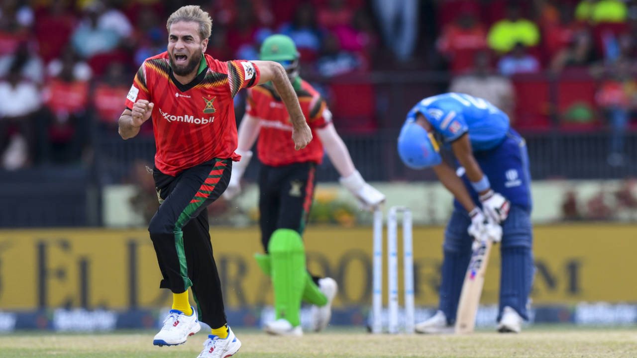 Imran Tahir went on a few long runs thanks to his repeated success, Guyana Amazon Warriors vs St Lucia Kings, CPL 2024, Guyana, September 28, 2024