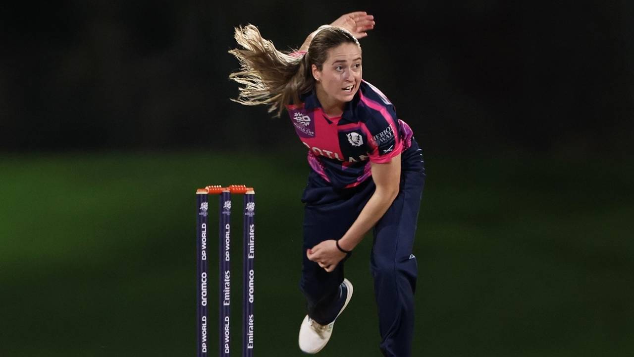 Rachel Slater dismissed Chamari Athapaththu, Scotland vs Sri Lanka, Women's T20 World Cup Warm-up, Dubai, September 30, 2024
