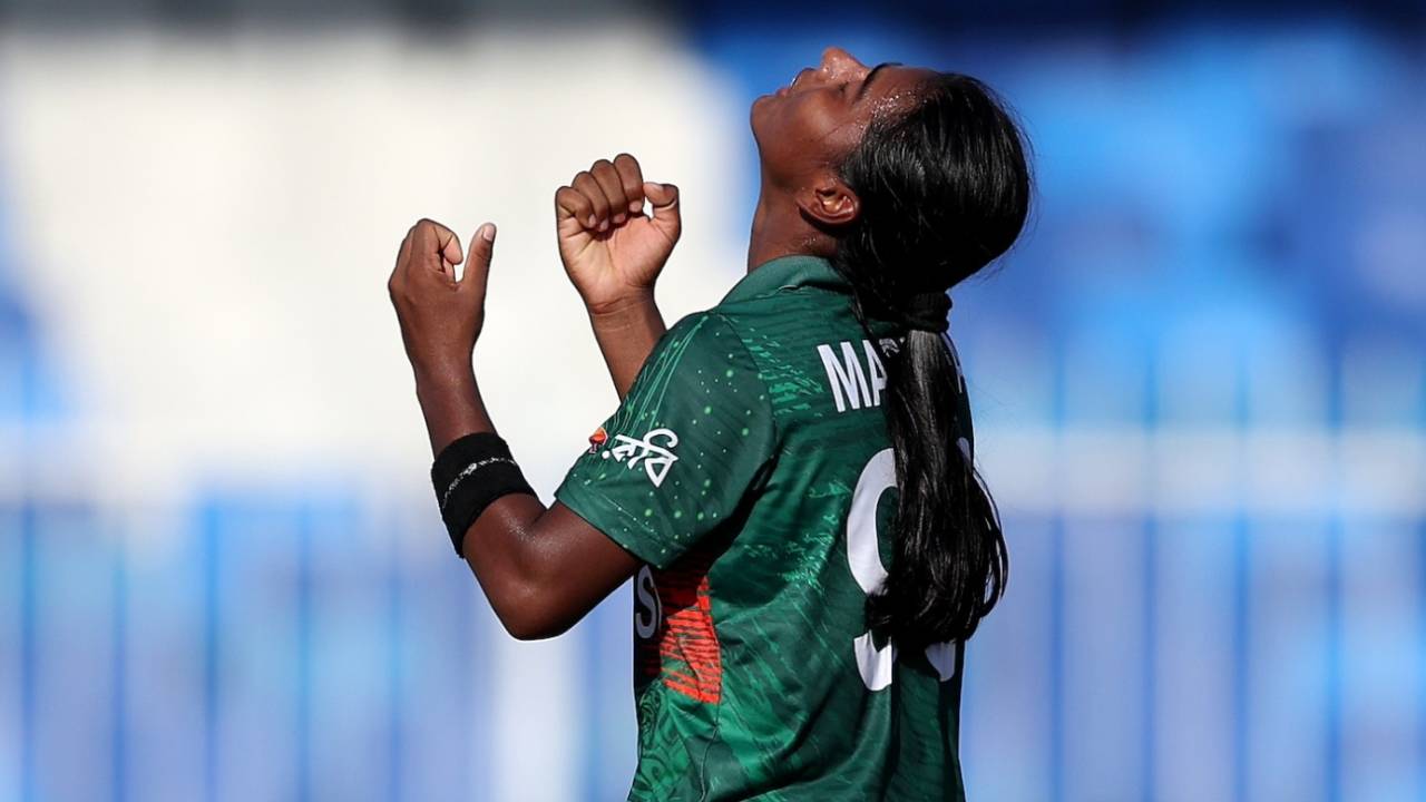 Marufa Akter sent back Scotland captain Kathryn Bryce, Bangladesh vs Scotland, Women's T20 World Cup, Sharjah, October 3, 2024