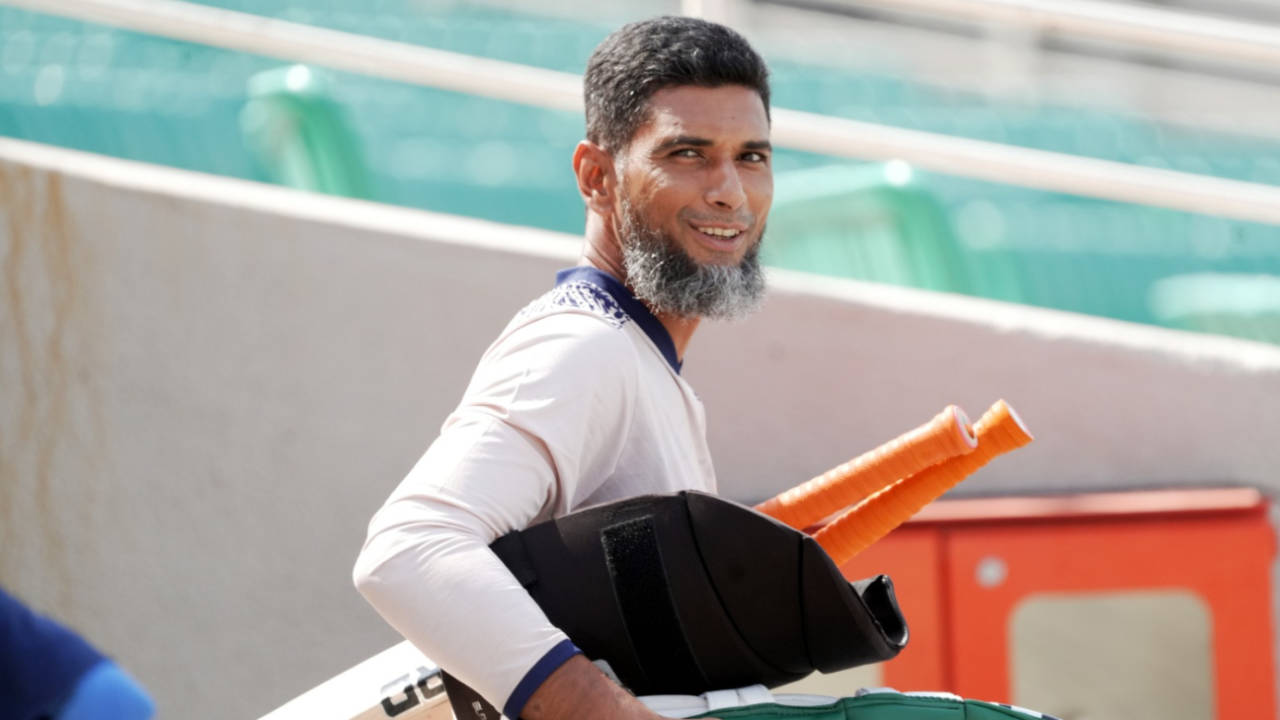 Mahmudullah is having a good time at training, Gwalior, October 3, 2024