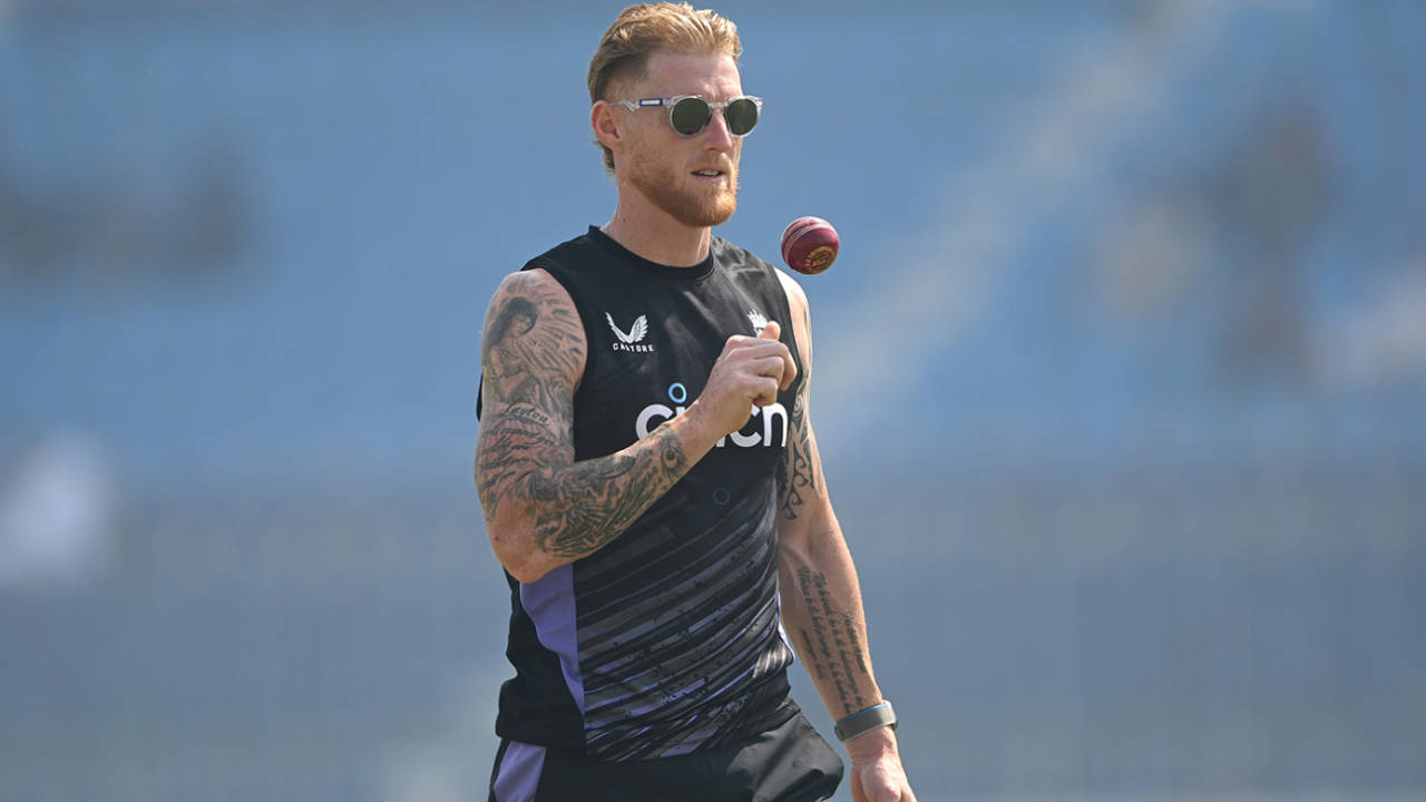Ben Stokes played a limited part in England training, Multan, October 4, 2024