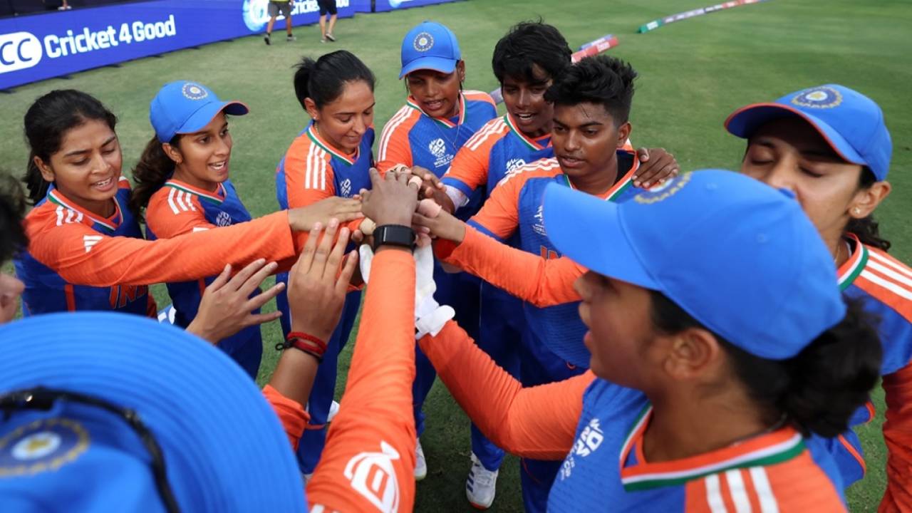 India in a team huddle ahead of the New Zealand match, India vs New Zealand, T20 World Cup 2024, Dubai, October 04, 2024