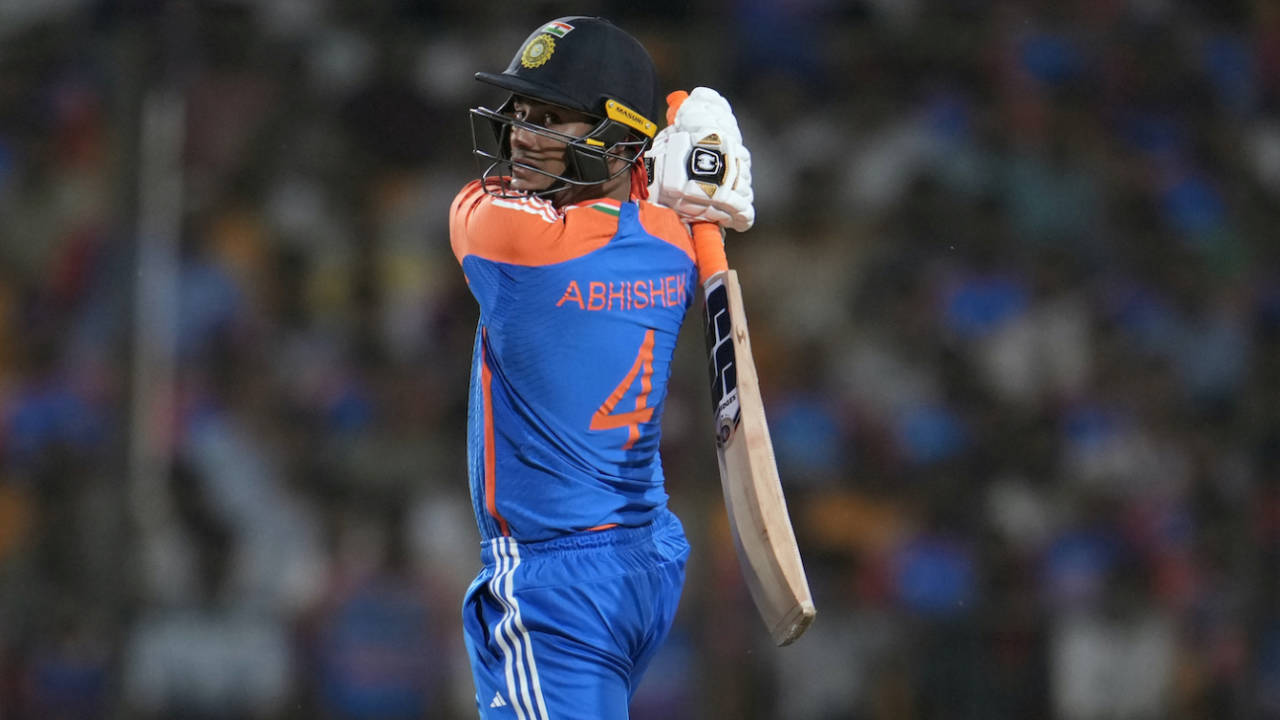 Abhishek Sharma made 16 off 7 balls, India vs Bangladesh, 1st T20I, Gwalior, October 6, 2024