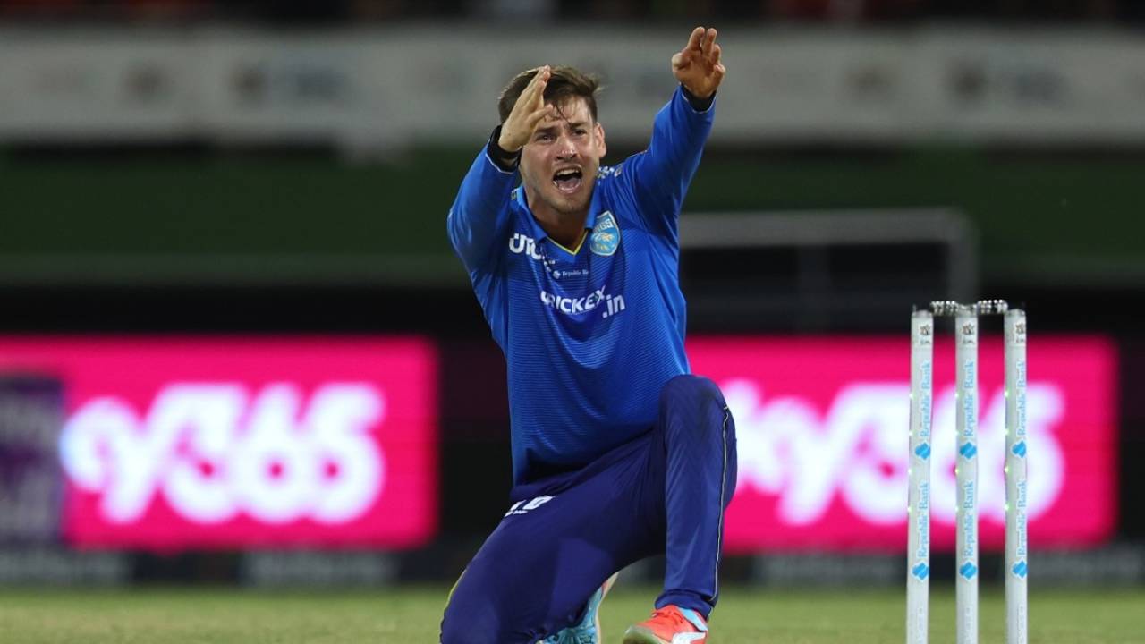 Noor Ahmad was among the wickets once again for St Lucia Kings, Guyana Amazon Warriors vs St Lucia Kings, CPL 2024 final, Providence, October 6, 2024
