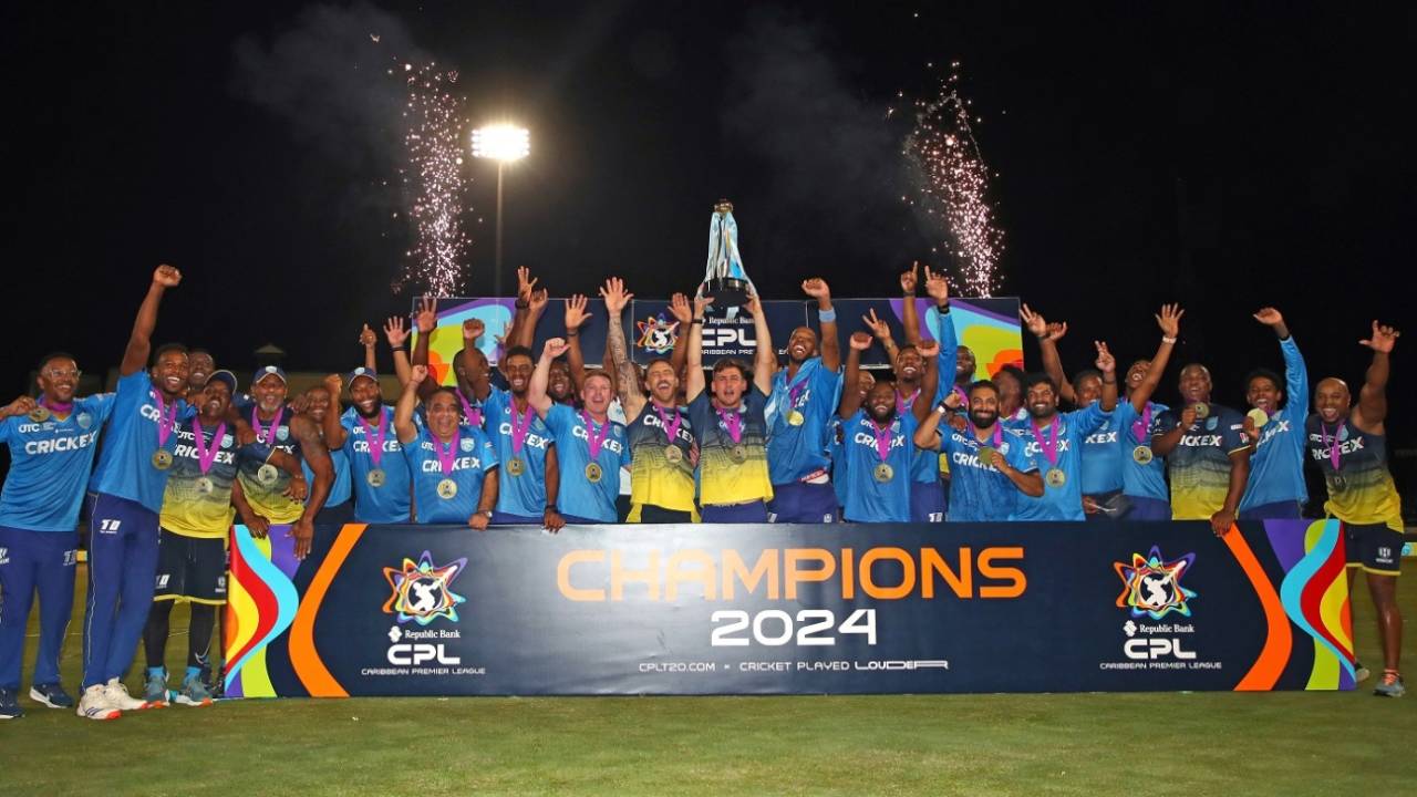 St Lucia Kings picked up their maiden CPL trophy, Guyana Amazon Warriors vs St Lucia Kings, CPL 2024 final, Providence, October 6, 2024
