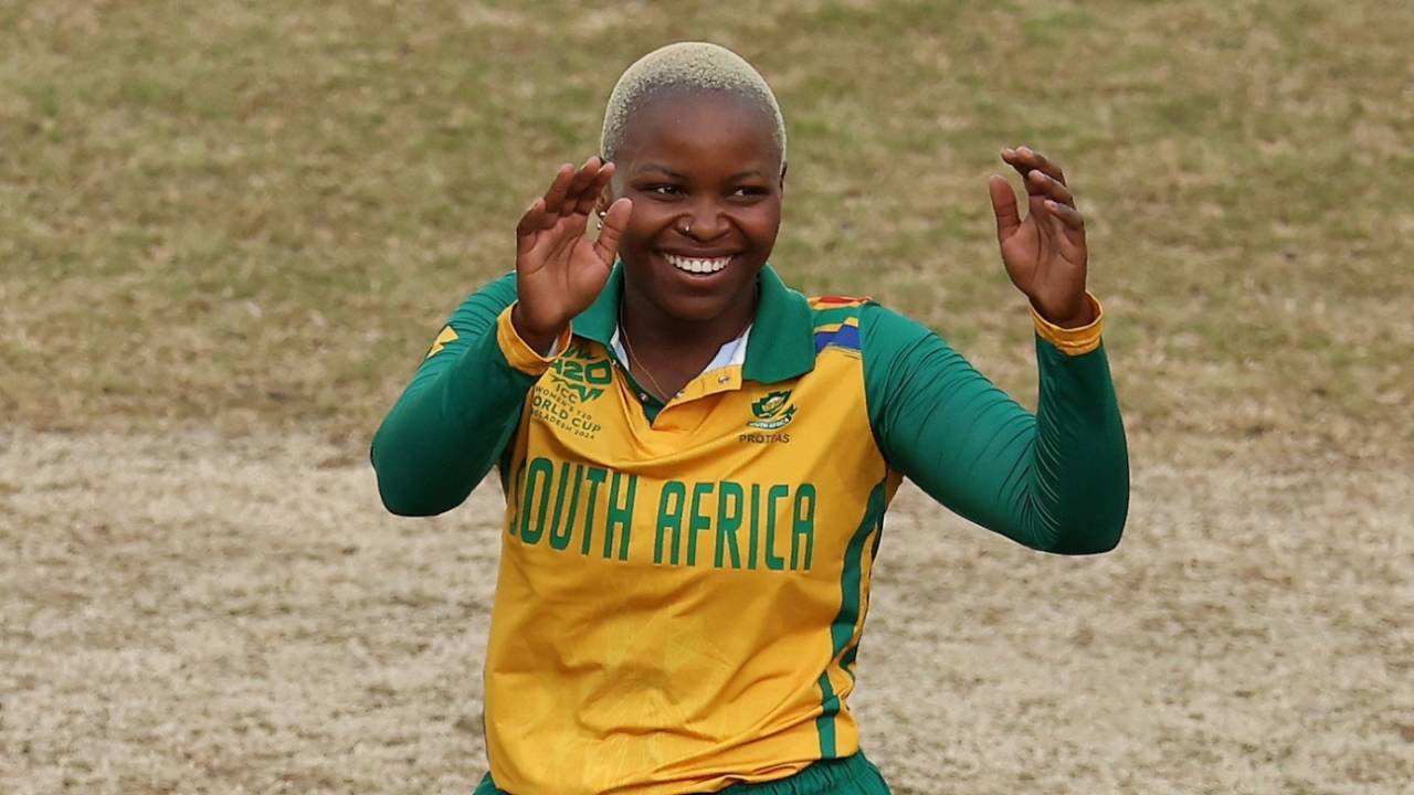 Nonkululeko Mlaba picked up wickets in back-to-back overs, Scotland vs South Africa, Women's T20 World Cup, Dubai, October 9, 2024