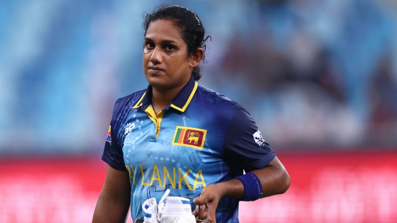 Chamari Athapaththu is yet to step up in the tournament, India vs Sri Lanka, Women's T20 World Cup, Dubai, October 9, 2024