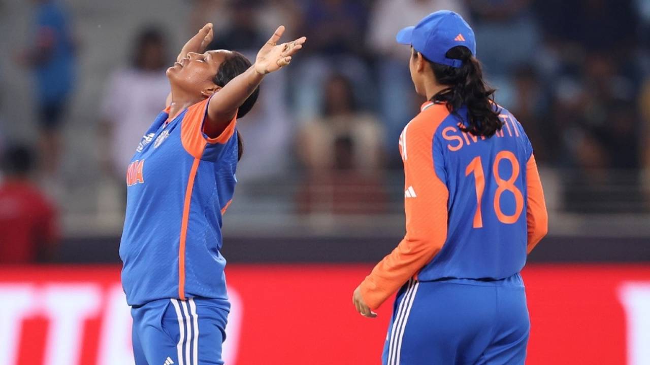 Asha Sobhana finished with 3 for 19, India vs Sri Lanka, ICC Women's T20 World Cup, Dubai, October 9, 2024