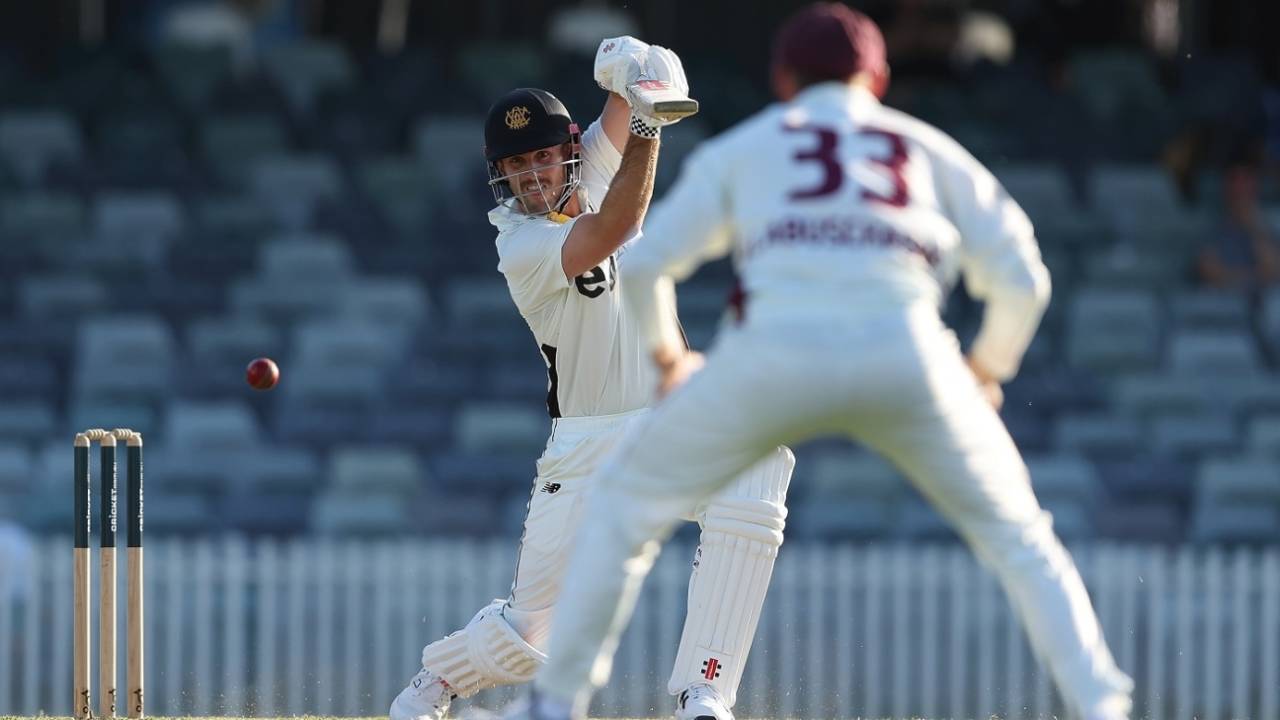 Mitchell Marsh was watchful as well as bludgeoned a few on day 3, Western Australia vs Queensland, day 3, Sheffield Shield, WACA ground, October 10, 2024