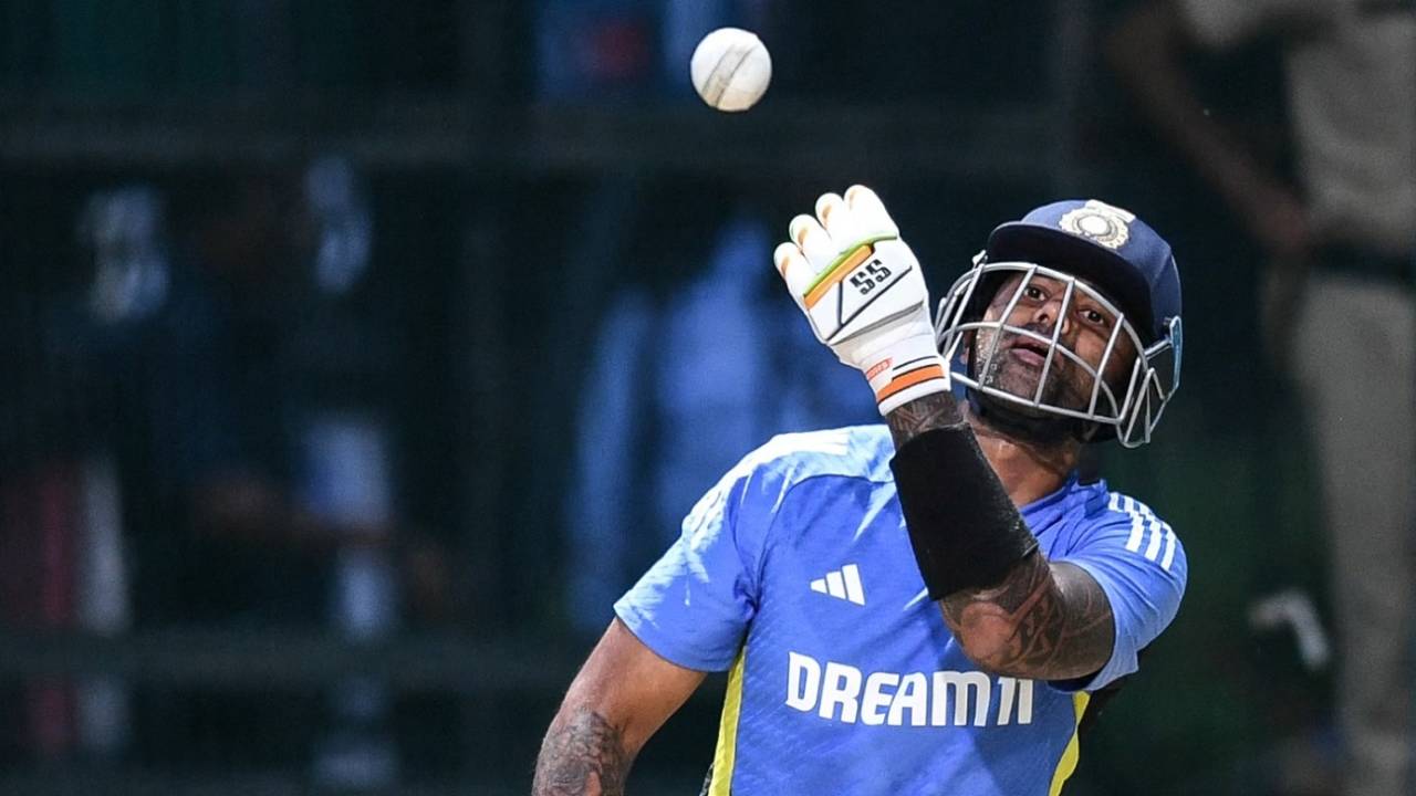 Suryakumar Yadav nets up in Hyderabad, Hyderabad, October 11, 2024