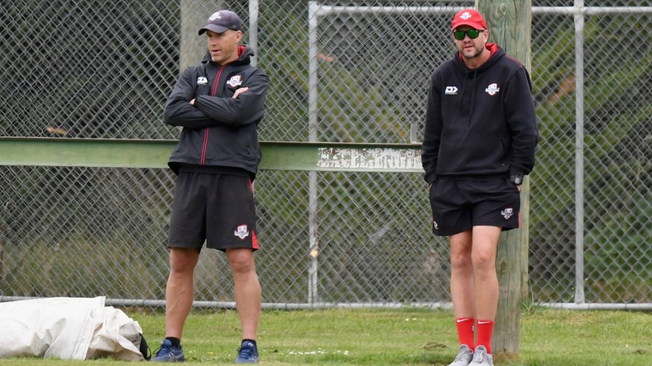Brendon Donkers and Peter Fulton have played key roles in shaping Will O'Rourke's career at Canterbury, Rangiora, November 6, 2020