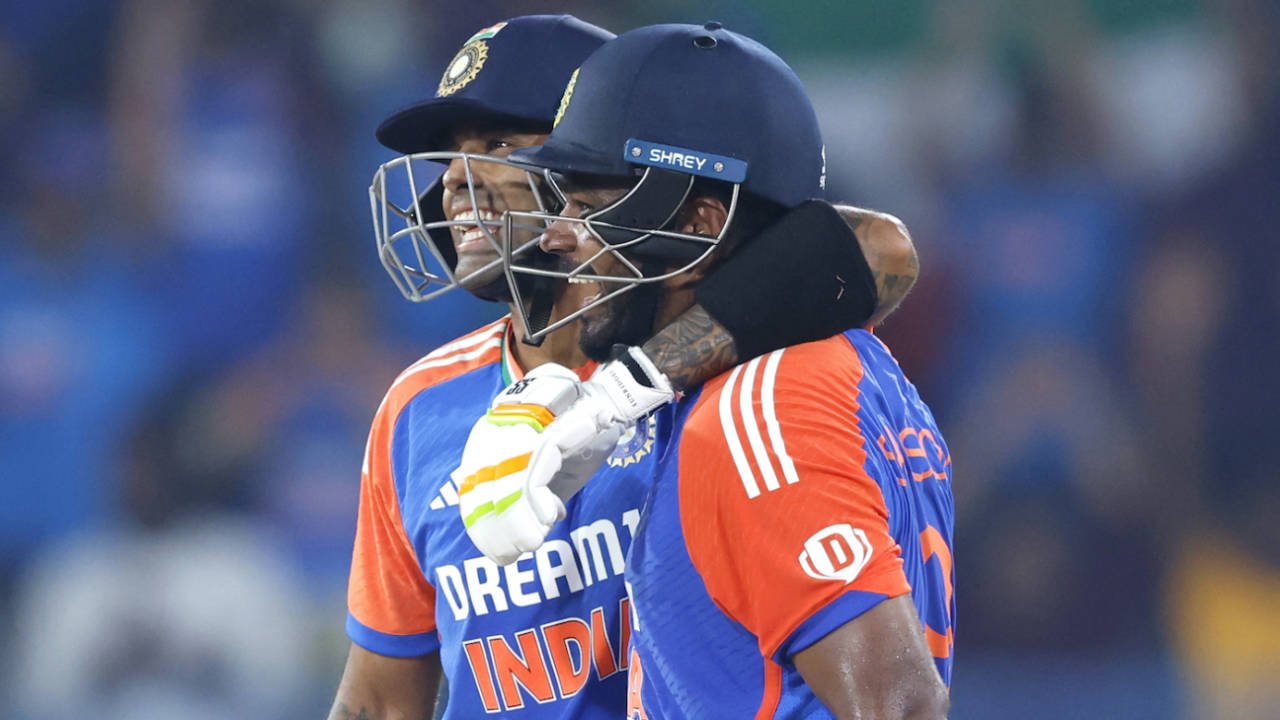 Suryakumar Yadav and Sanju Samson enjoy their six-hitting carnival, India vs Bangladesh, 3rd T20I, Hyderabad, October 12, 2024