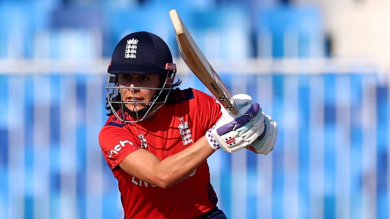 Maia Bouchier cracked a 30-ball fifty, England vs Scotland, Women's T20 World Cup, Sharjah, October 13, 2024