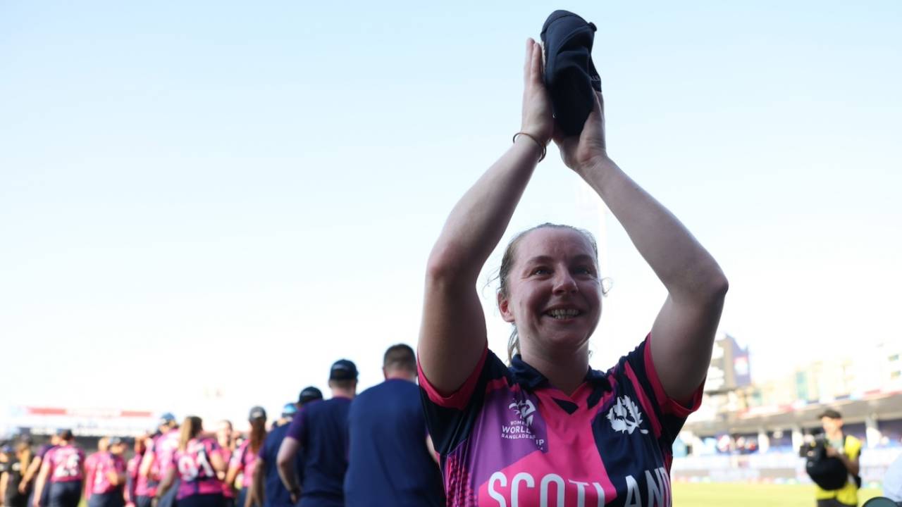 Lorna Jack-Brown signed off from international cricket after the match, England vs Scotland, Women's T20 World Cup, Sharjah, October 13, 2024