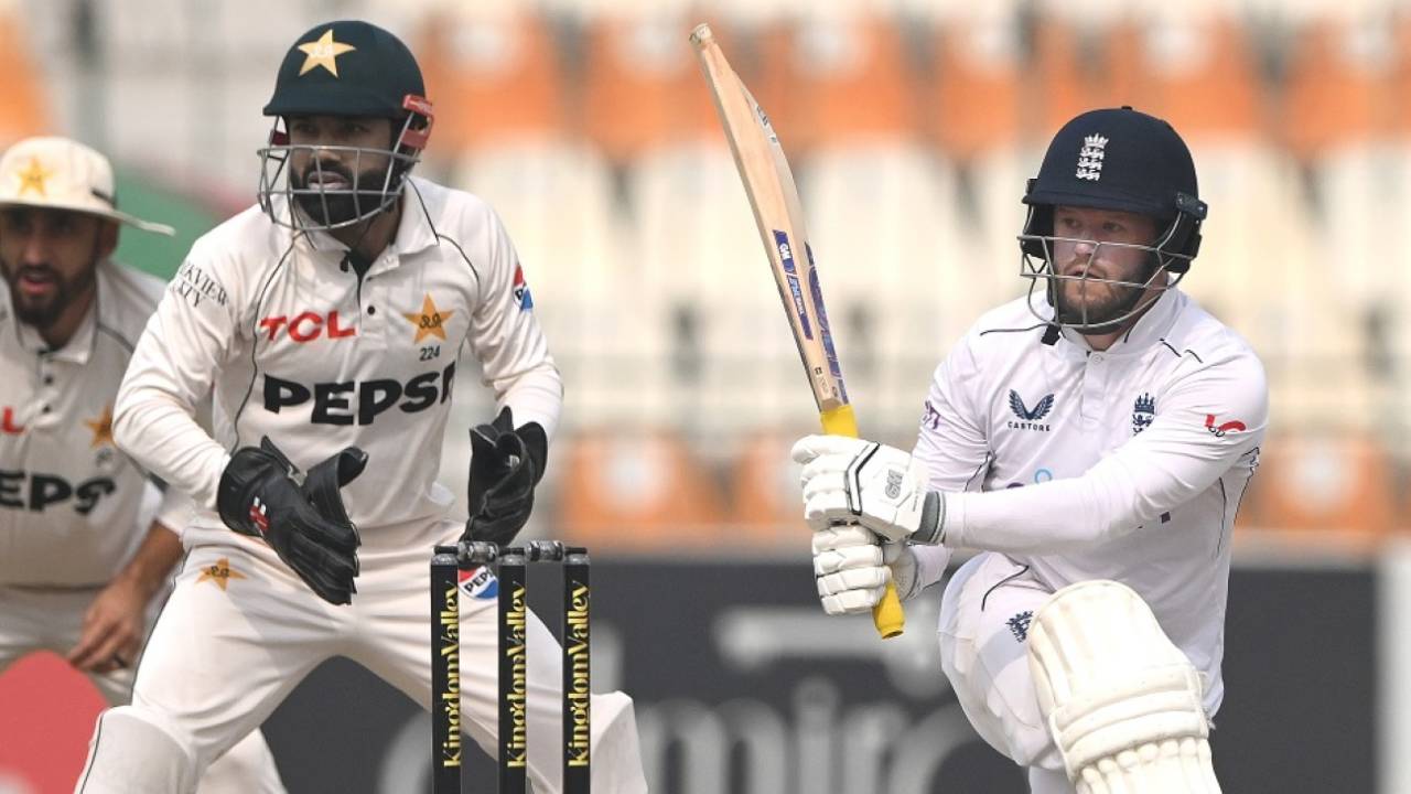 Ben Duckett was dominant playing the sweep shot, Pakistan vs England, 2nd Test, Multan, 2nd day, October 16, 2024