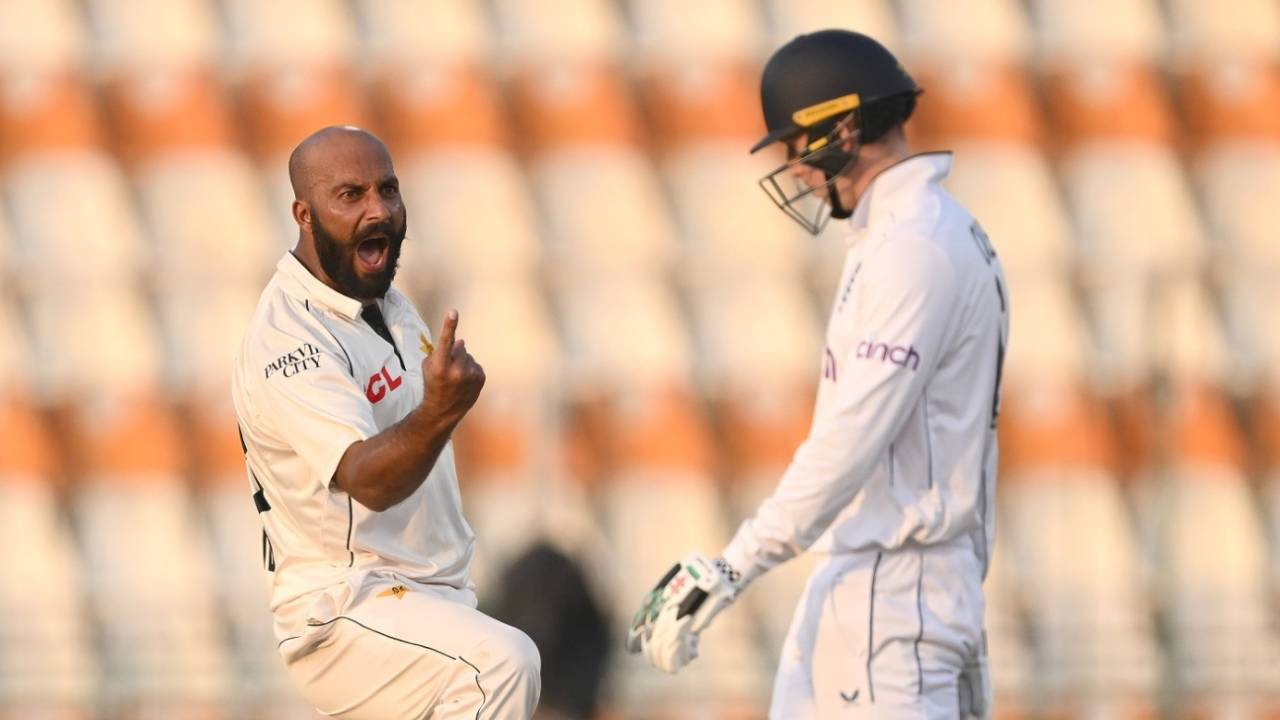 Salman Agha made a vital contribution as Pakistan's lead grew, Pakistan vs England, 2nd Test, Multan, 3rd day, October 17, 2024