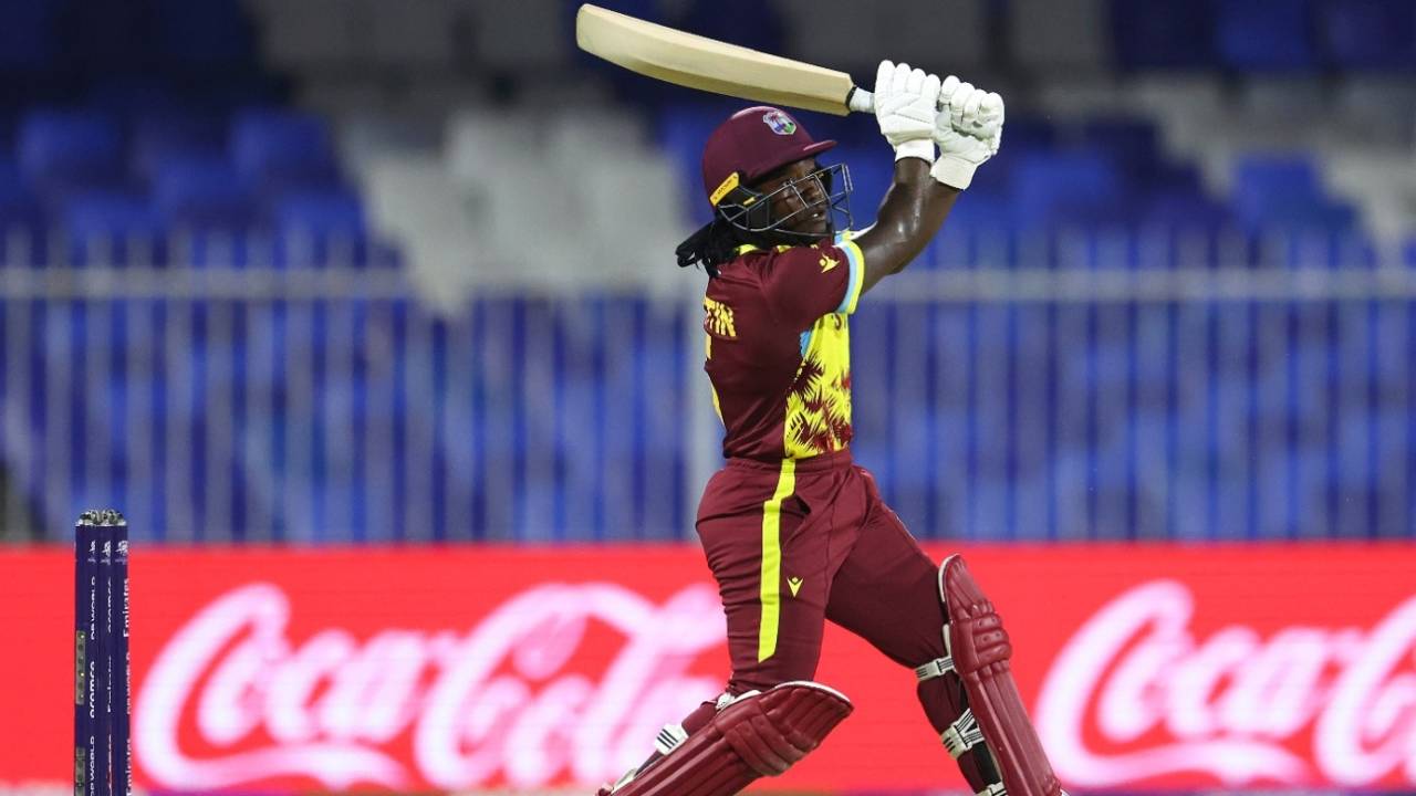 Deandra Dottin hits out, New Zealand vs West Indies, Sharjah, Women's T20 World Cup, October 18, 2024