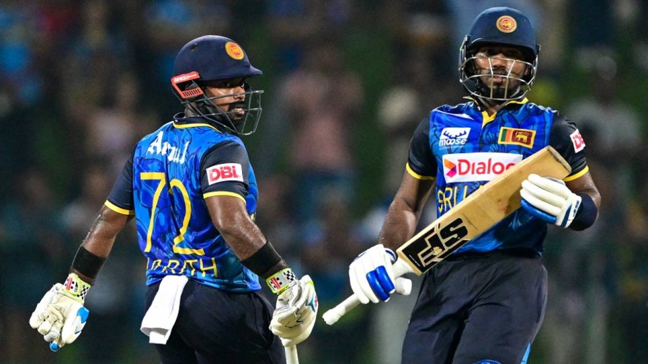 Charith Asalanka and Nishan Madushka put up a solid stand, Sri Lanka vs West Indies, 1st ODI, Pallekele, October 20, 2024
