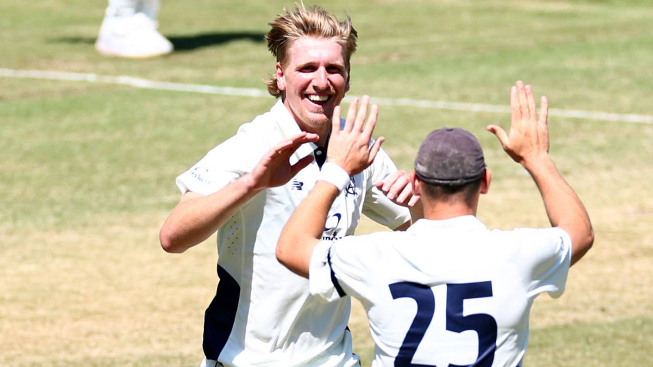 Will Sutherland was in the wickets, Victoria vs New South Wales, Sheffield Shield, MCG, October 21, 2024
