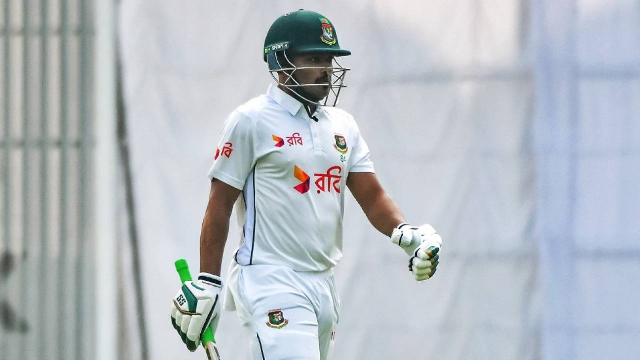 Bangladesh captain Najmul Hossain Shanto was out for 7, Bangladesh vs South Africa, 1st Test, ICC World Test Championship, Day 1, October 21, 2024
