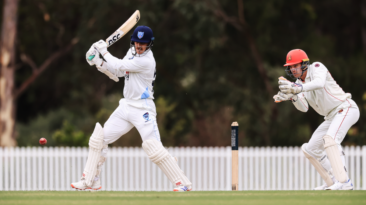 Nic Maddinson made 12, New South Wales vs South Australia, Sheffield Shield, Cricket Central, October 8, 2024