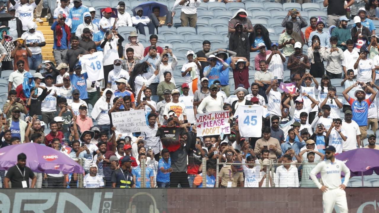 Fans shout out to Virat Kohli, India vs New Zealand, 2nd Test, Pune, 1st day, October 24, 2024