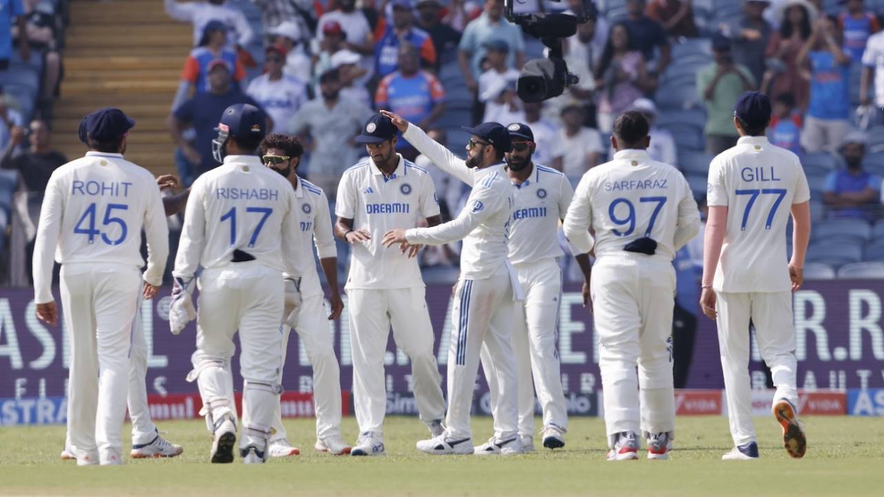 The New Zealand innings finished with a run out, India vs New Zealand, 2nd Test, Pune, 3rd day, October 26, 2024