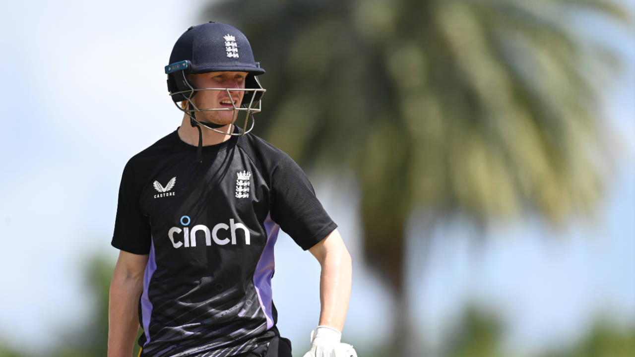 Jordan Cox at training in Antigua ahead of the West Indies ODI series, October 29, 2024