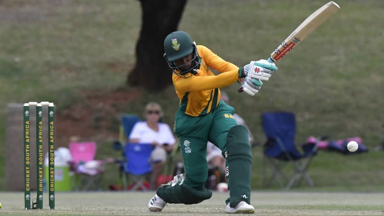 Karabo Meso scored a half-century in South Africa's victory, South Africa vs Ireland, 3rd Under-19 women's T20, Tshwane, October 30, 2024