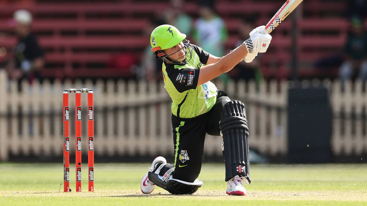 Georgia Voll hammered 92 off 55 balls, Sydney Thunder vs Adelaide Strikers, WBBL, North Sydney Oval, November 1, 2024