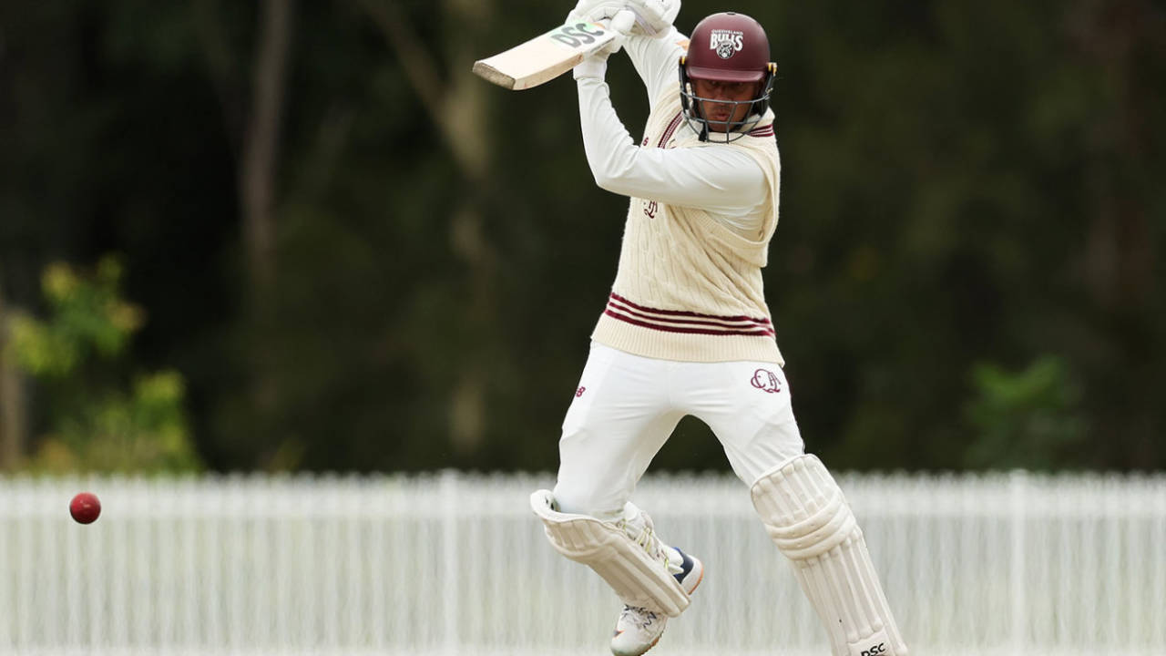 Usman Khawaja made a half-century between the rain, New South Wales vs Queensland, Sheffield Shield, Cricket Central, November 2, 2024