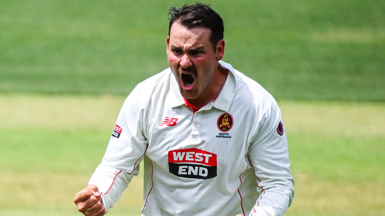 Ben Manenti caused plenty of problems for Victoria, South Australia vs Victoria, Sheffield Shield, Adelaide Oval, November 2, 2024