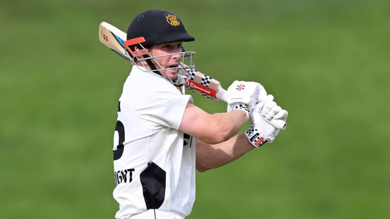 Hilton Cartwright cuts through point, Tasmania vs Western Australia, Sheffield Shield, Hobart, November 2, 2024
