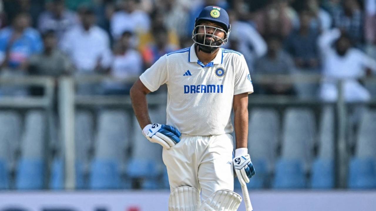Rohit Sharma has tallied 133 in ten Test innings this home season, India vs New Zealand, 3rd Test, Mumbai, 3rd day, November 3, 2024