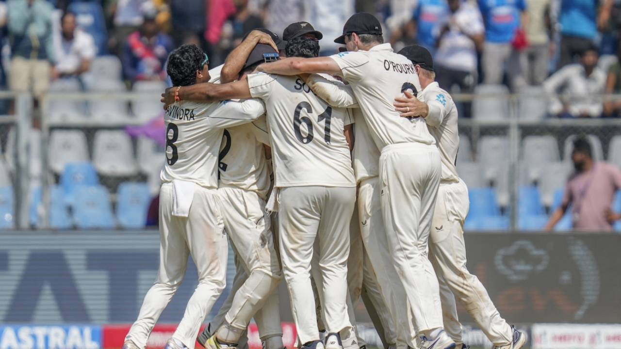 Game over, job done, time to celebrate, India vs New Zealand, 3rd Test, Mumbai, 3rd day, November 3, 2024