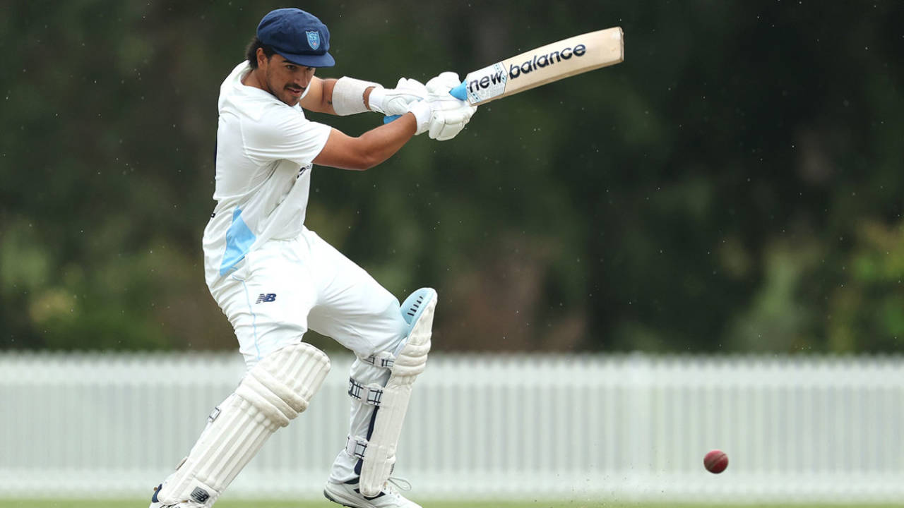 Ollie Davies played an important hand in the second innings, New South Wales vs Queensland, Sheffield Shield, Cricket Central, November 4, 2024
