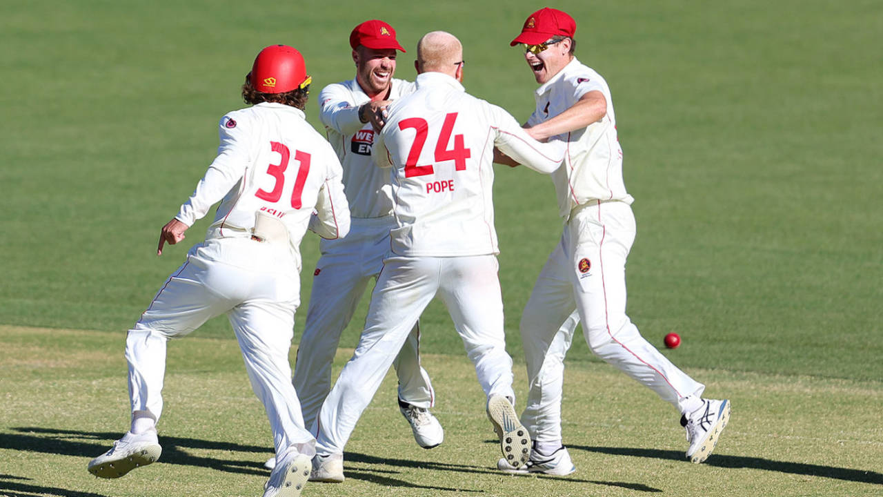 Lloyd Pope was the hero for South Australia on the final day, South Australia vs Victoria, Sheffield Shield, Adelaide Oval, November 4, 2024