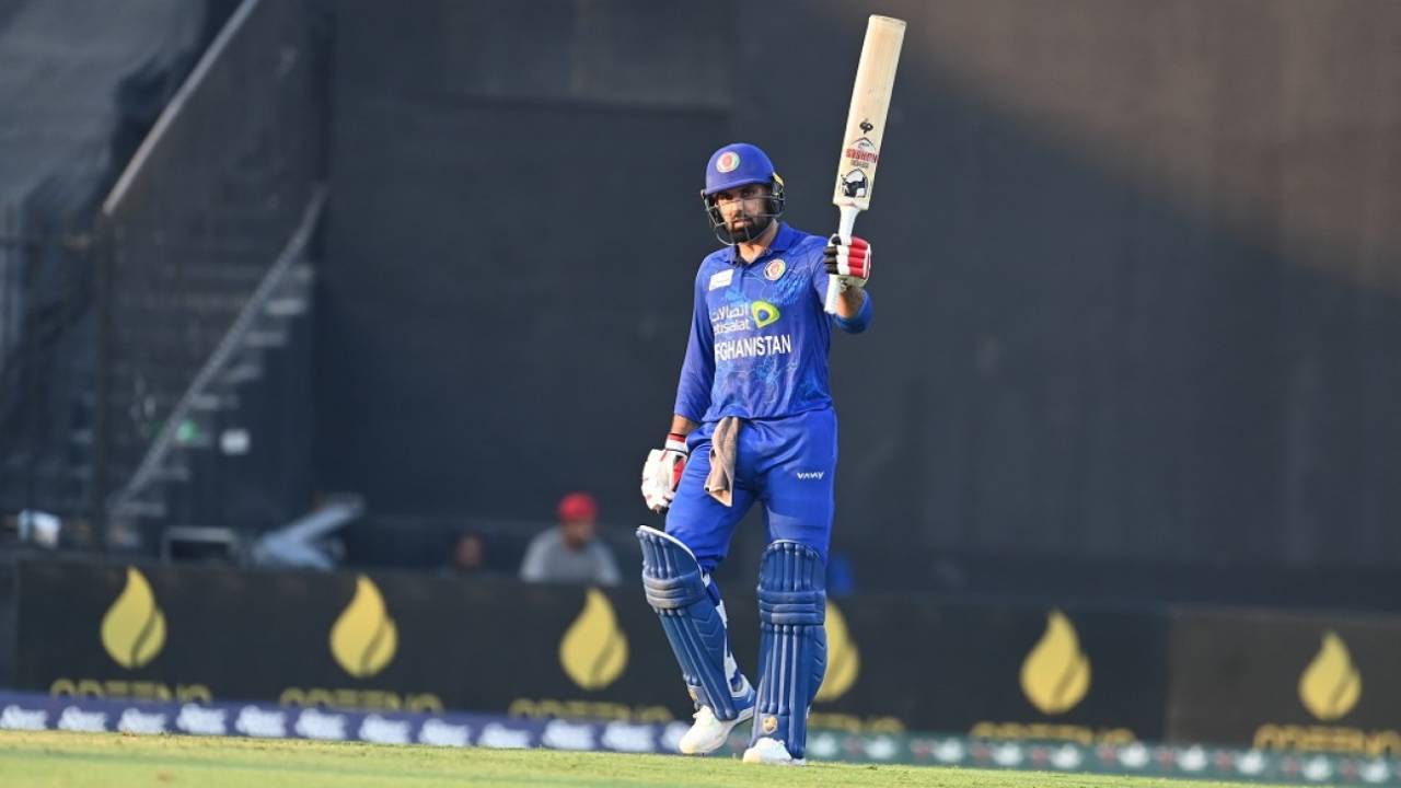 Mohammad Nabi scored his 17th ODI half-century, Afghanistan vs Bangladesh, 1st ODI, Sharjah, November 6, 2024