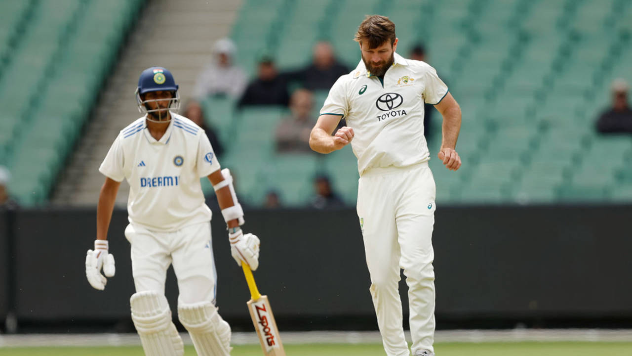 Michael Neser pulled up in his 13th over, Australia A vs India A, 2nd four-day game, MCG, November 7, 2024