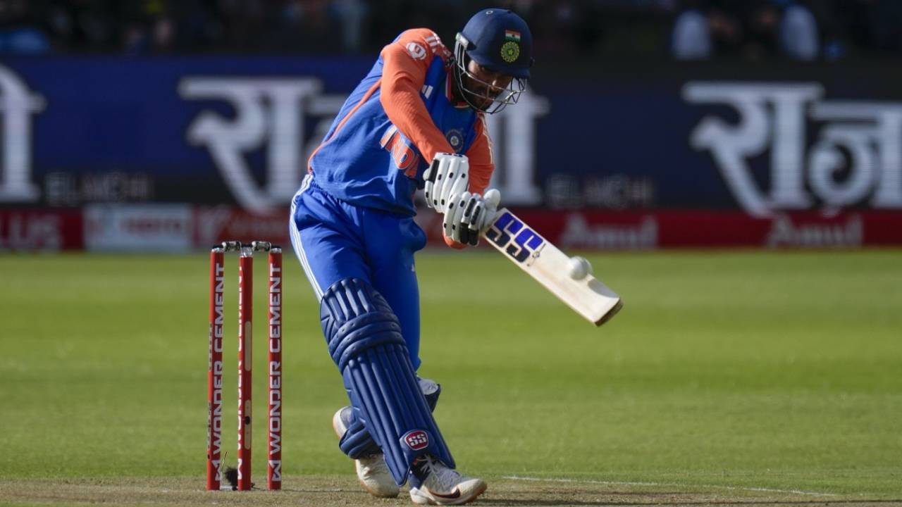 Tilak Varma hits out, South Africa vs India, 2nd T20I, Gqeberha, November 10, 2024