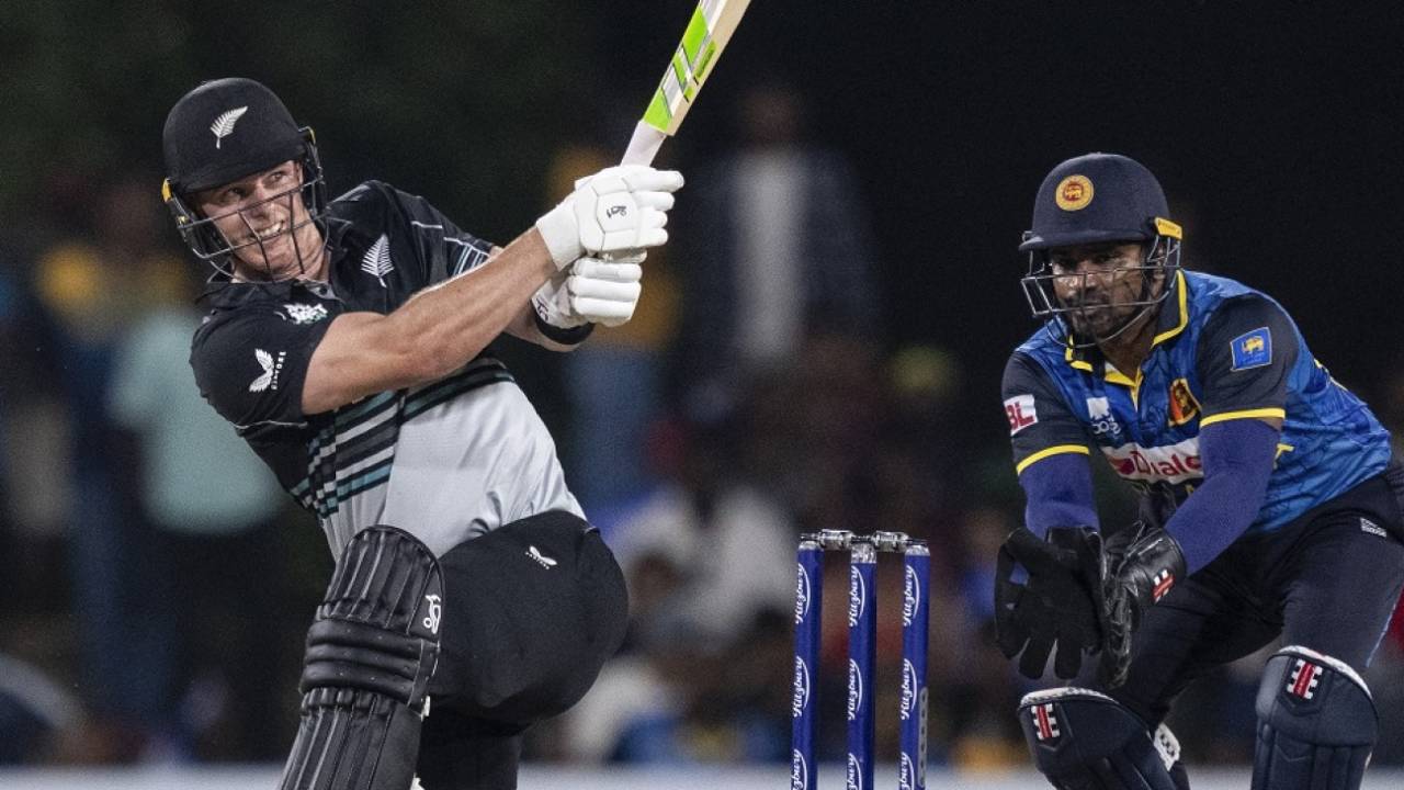 Josh Clarkson hit the only two sixes of the New Zealand innings, Sri Lanka vs New Zealand, 2nd T20I, Dambulla, November 10, 2024