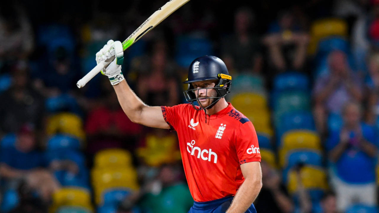 Jos Buttler propelled England's chase with a hard-hitting fifty, West Indies vs England, 2nd T20I, Barbados, November 10, 2024