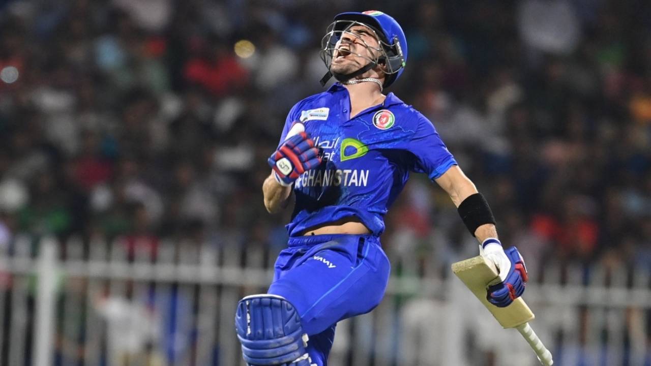 Rahmanullah Gurbaz brought up his eighth ODI century, Afghanistan vs Bangladesh, 3rd ODI, Sharjah, November 11, 2024