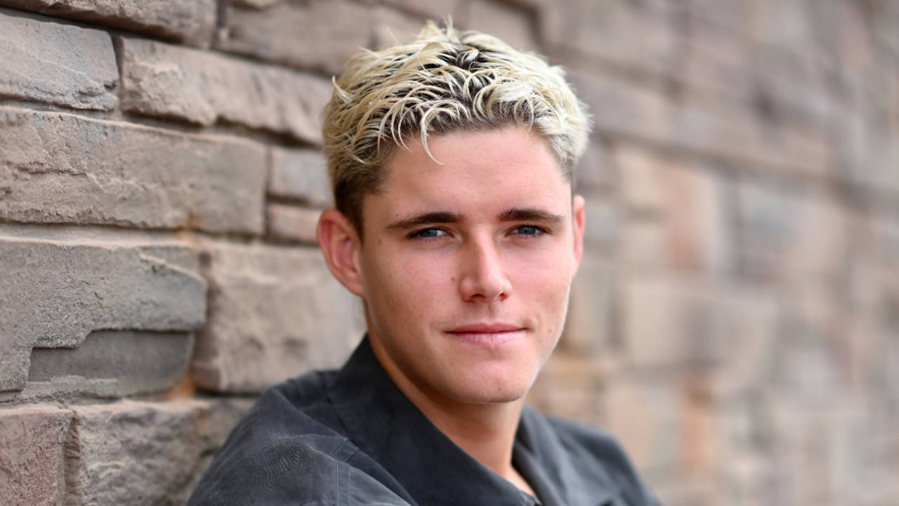 Jacob Bethell poses in St Lucia ahead of the third T20I, West Indies vs England, 3rd T20I, St Lucia, November 13, 2024
