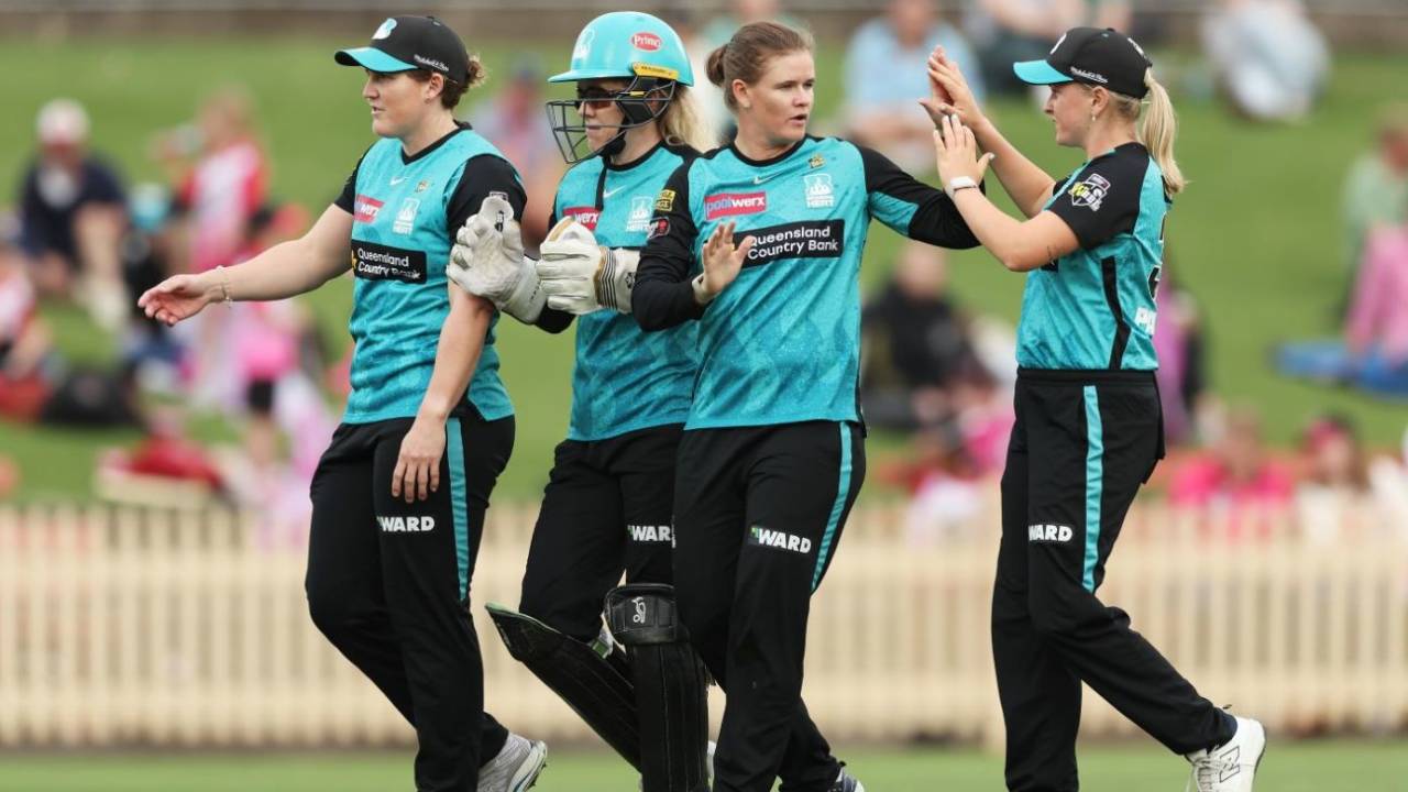 Jess Jonassen took 3 for 24 to help the Heat win, Sydney Sixers vs Brisbane Heat, WBBL,  Sydney, November 14, 2024