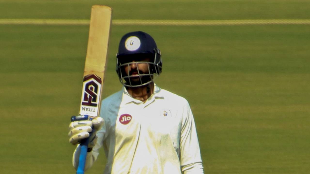 Gujarat captain Chintan Gaja scored an unbeaten 86, Vidarbha vs Gujarat, Ranji Trophy 2024-25, Nagpur, November 13, 2024