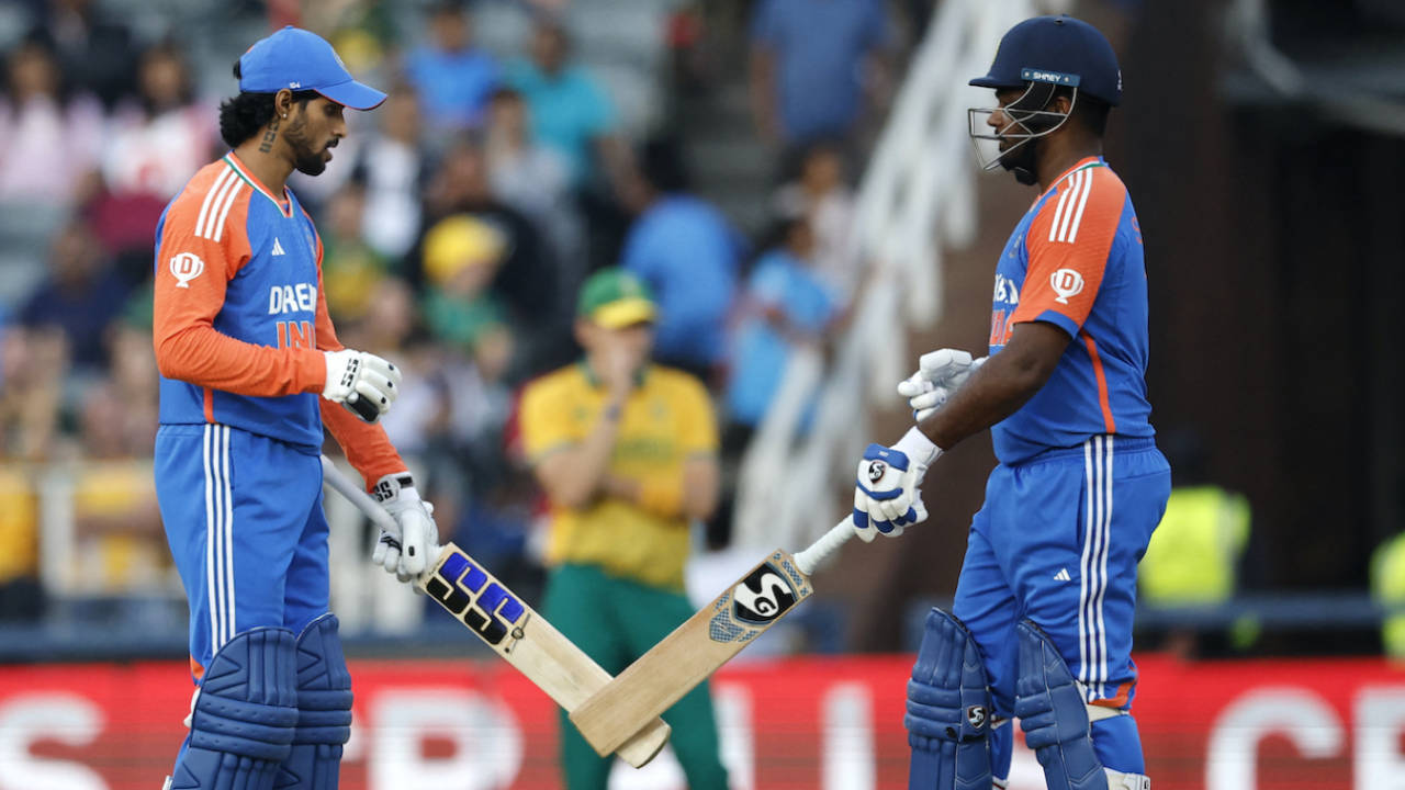 Tilak Varma and Sanju Samson treated the middle-overs phase like it was the death, South Africa vs India, 4th T20I, Johannesburg, November 15, 2024